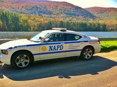 Group hiking in mountains