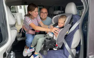 Logan Airport Taxi Cab with Child Seat Facility